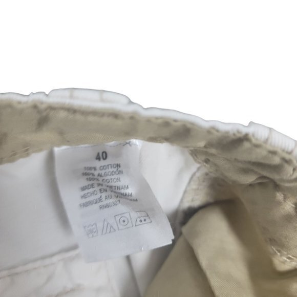 Union Bay Mens Size 40 Light Tan Cargo Shorts‎ 6 Pockets - Picture 6 of 7